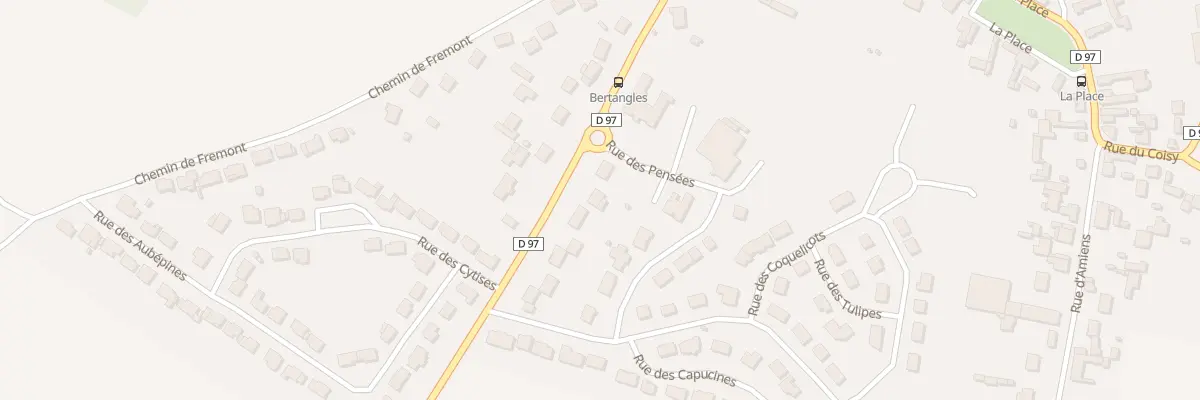 Plan du 17 Rue de St Sauveur à Bertangles