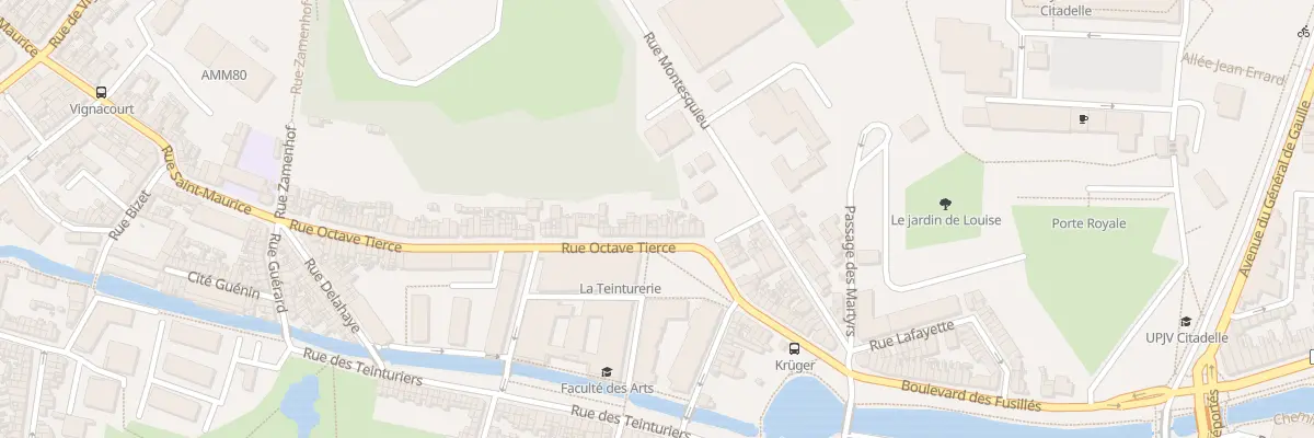 Plan du 62 Rue Octave Tierce à Amiens