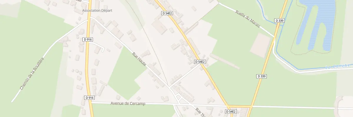 Plan du 36 Rue du Maréchal Joffre à Frévent