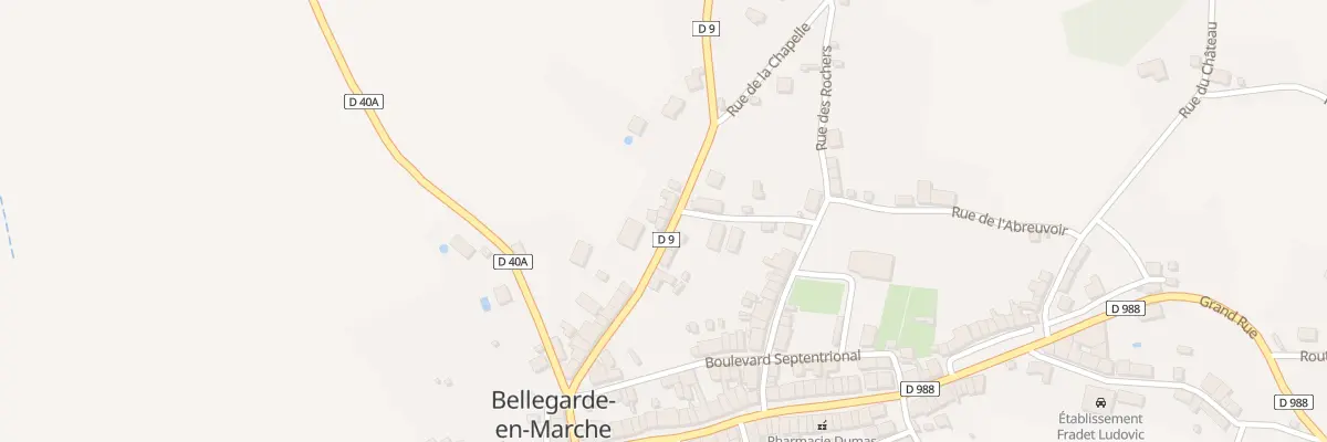Plan du 24 Rue de la Magdelaine à Bellegarde-en-Marche