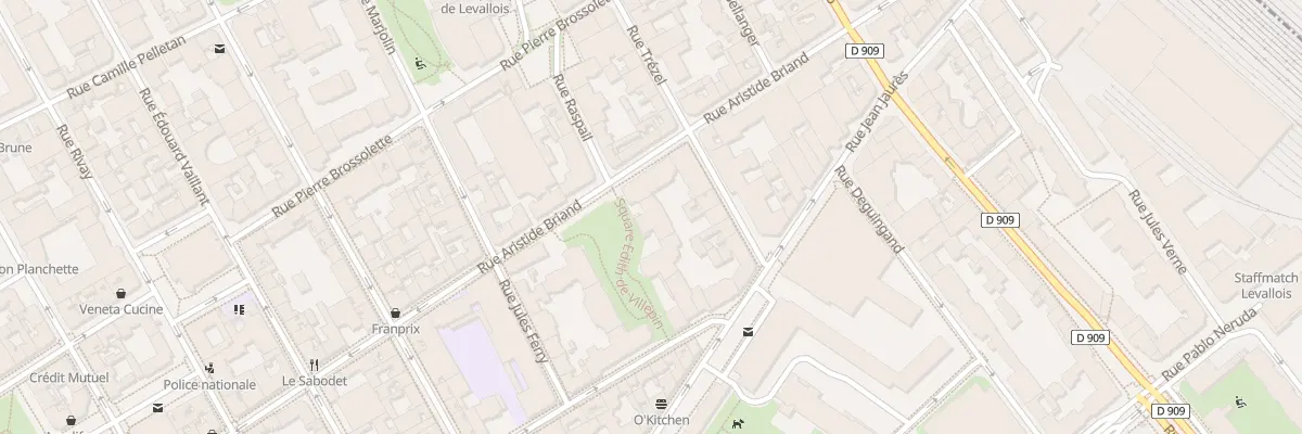 Plan du 126 Rue Aristide Briand à Levallois-Perret
