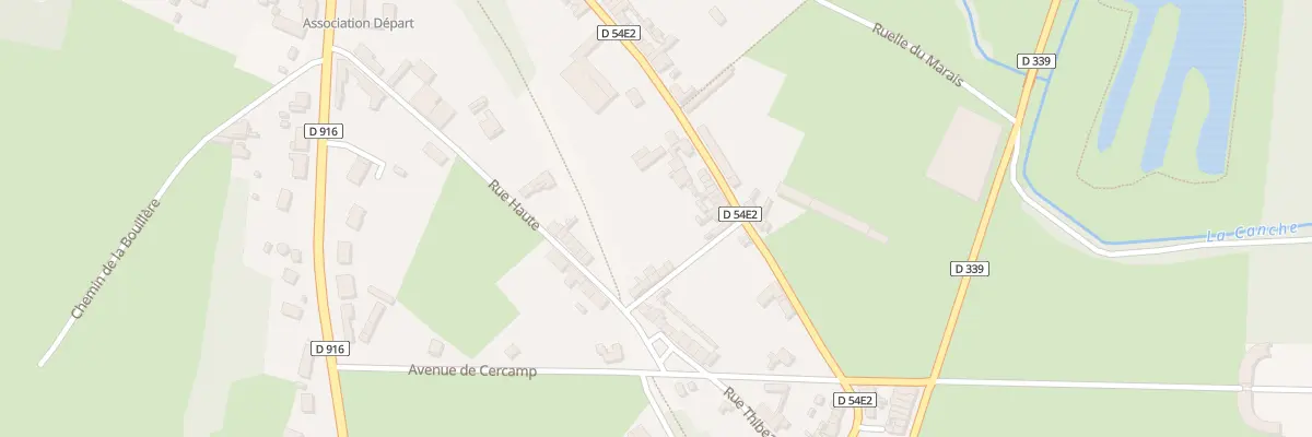 Plan du 40 Rue du Maréchal Joffre à Frévent