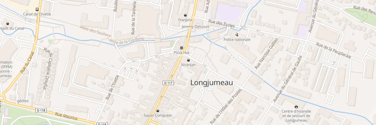 Plan du 2 Rue Léontine Sohier à Longjumeau