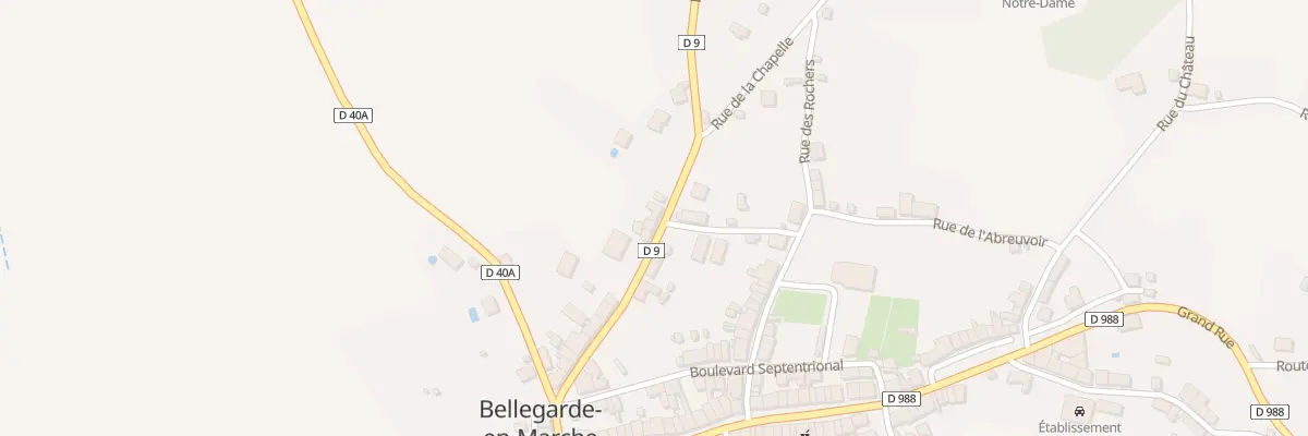 Plan du 26 Rue de la Magdelaine à Bellegarde-en-Marche