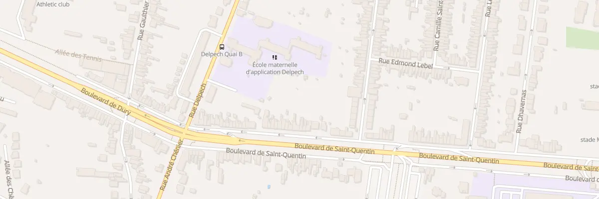 Plan du 47 Bd Saint-Quentin à Amiens