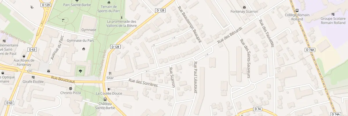 Plan du 19 Rue des Bénards à Fontenay-aux-Roses