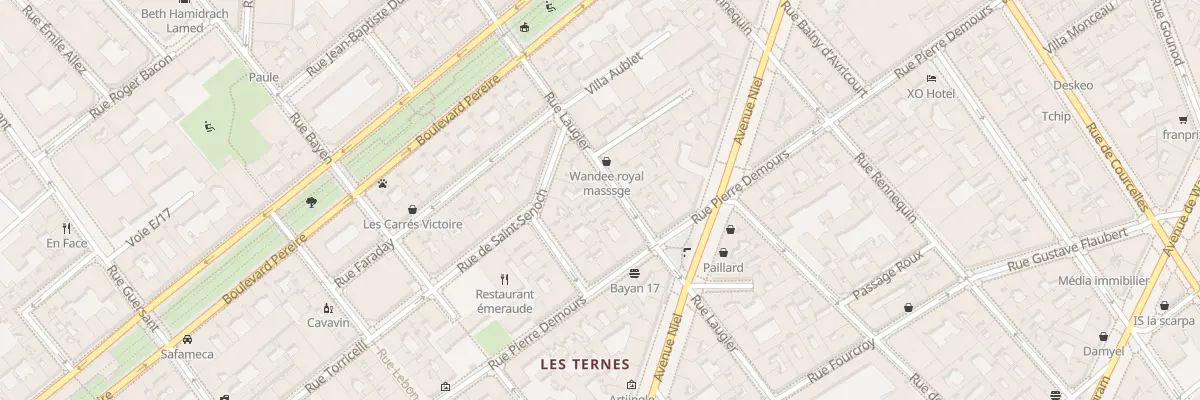 Plan du 39B Rue Laugier à Paris 17e Arrondissement