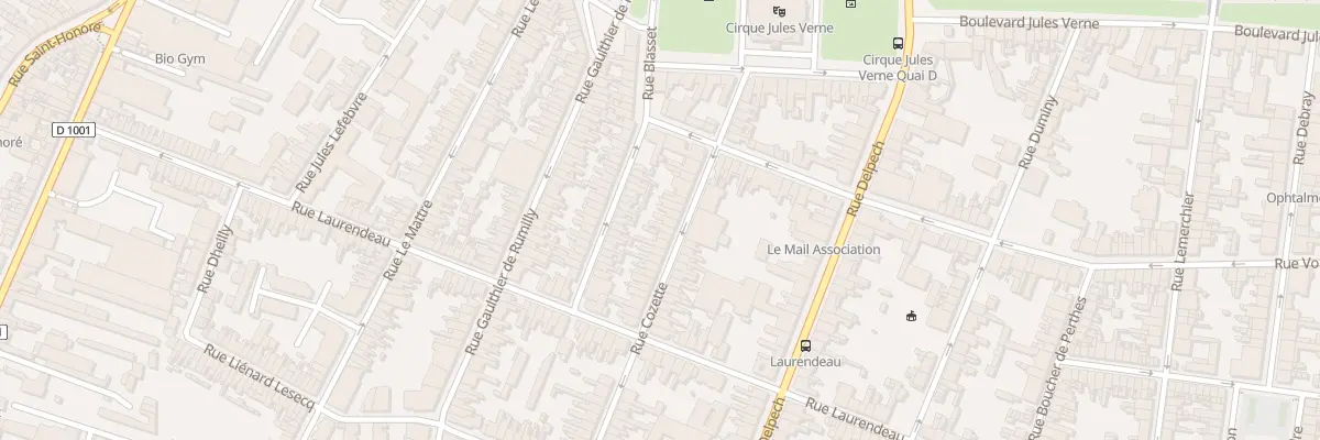 Plan du 16 Rue Cozette à Amiens