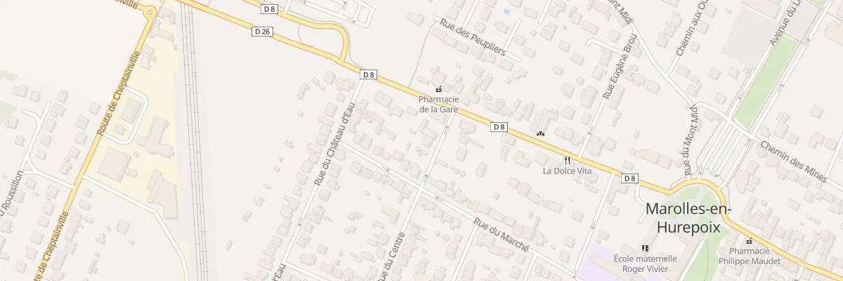 Plan du 2B Rue du Centre à Marolles-en-Hurepoix