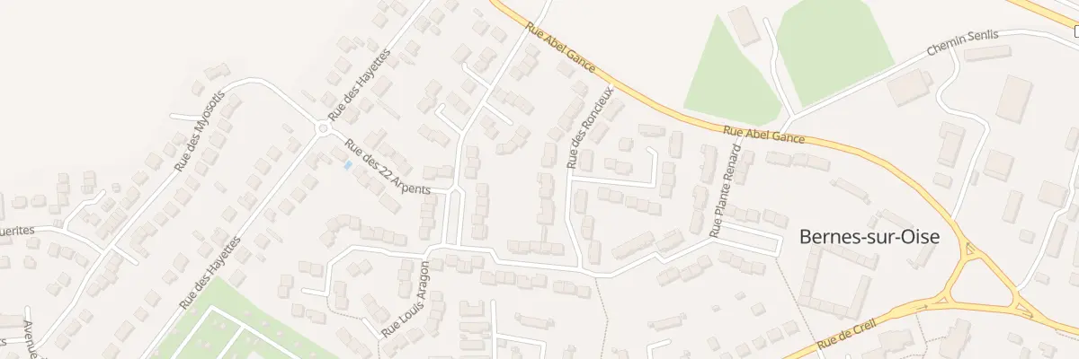 Plan du 16 Rue des Roncieux à Bernes-sur-Oise