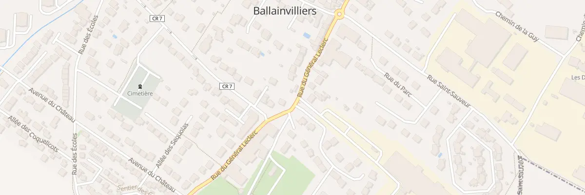 Plan du 10 Rue du Général Leclerc à Ballainvilliers