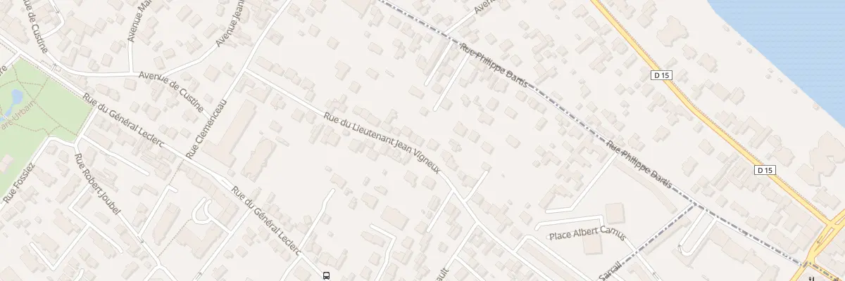 Plan du 37B Rue Lieutenant J Vigneux à Saint-Gratien