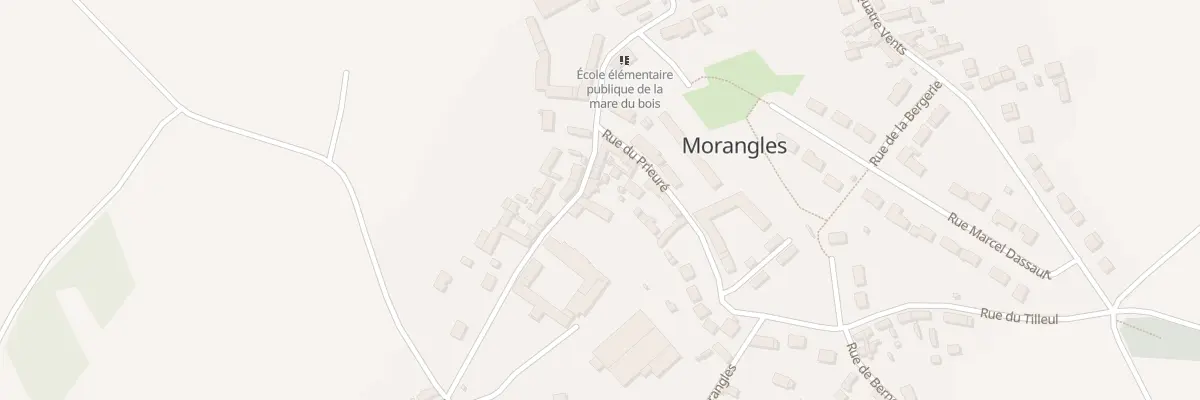 Plan du 188 Rue de la Mare du Bois à Morangles