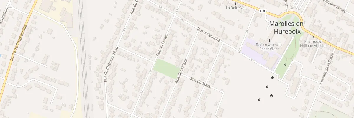 Plan du 12 Rue de la Place à Marolles-en-Hurepoix