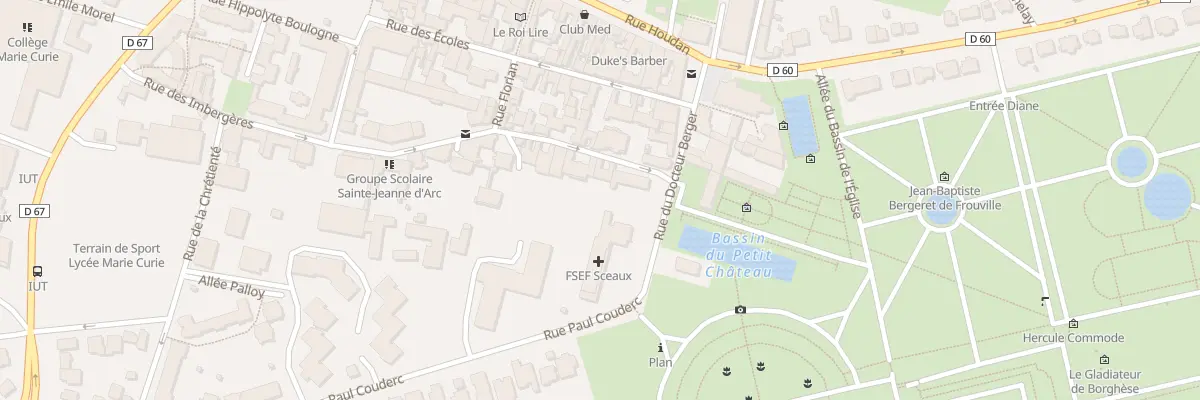 Plan du 3 Rue des Imbergères à Sceaux