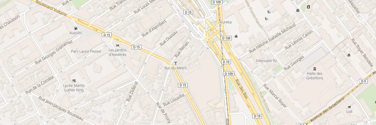 Plan du 58 Bd Voltaire à Nanterre
