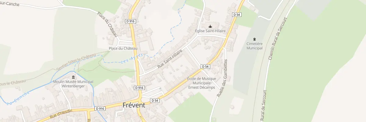 Plan du 21 Rue des Lombards à Frévent
