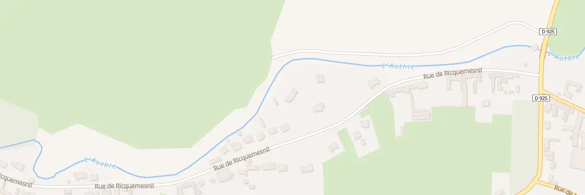 Plan du 406 Rue de Ricquemesnil à Hem-Hardinval