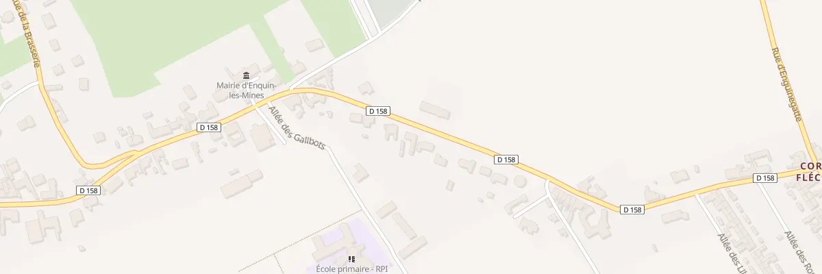 Plan du 10 Rue du Château d’Eau à Enquin-lez-Guinegatte