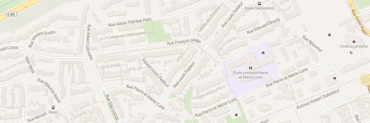 Plan du 45 Rue Pasteur à Grande-Synthe