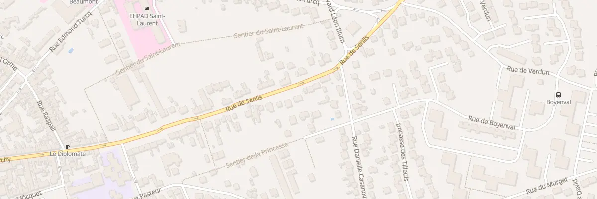 Plan du 86 Rue de Senlis à Beaumont-sur-Oise