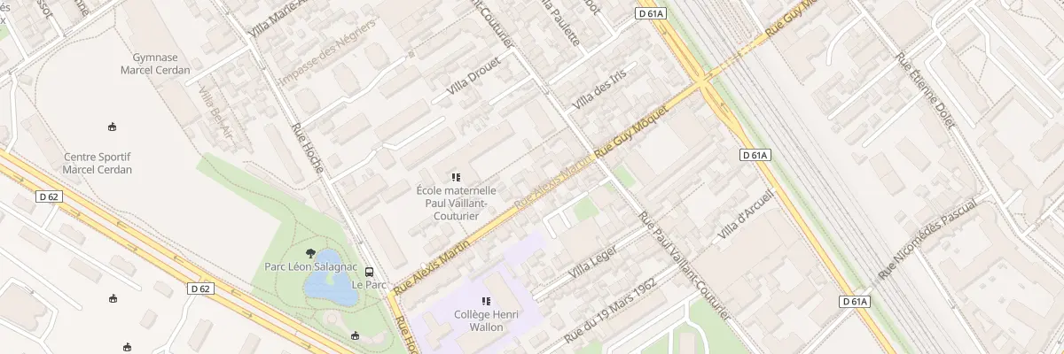 Plan du 6 Rue Alexis Martin à Malakoff