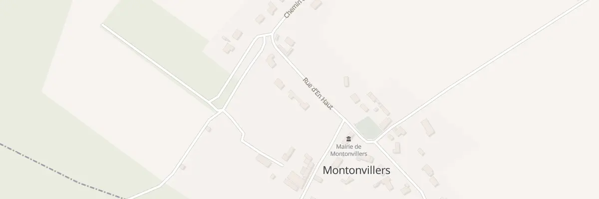 Plan du 5009 Rue d’En Haut à Montonvillers