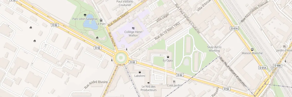 Plan du 27 Rue du 19 Mars 1962 à Malakoff