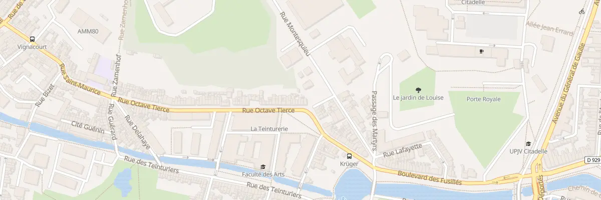 Plan du 54 Rue Octave Tierce à Amiens
