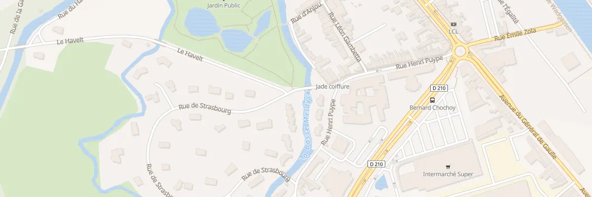 Plan du 2 Rue de Strasbourg à Arques