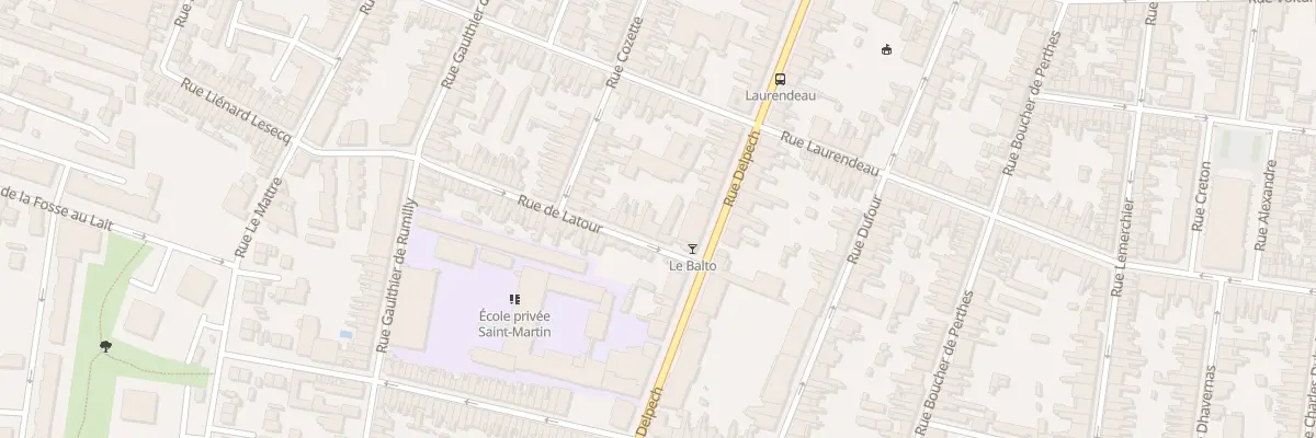 Plan du 29 Rue Latour à Hattencourt