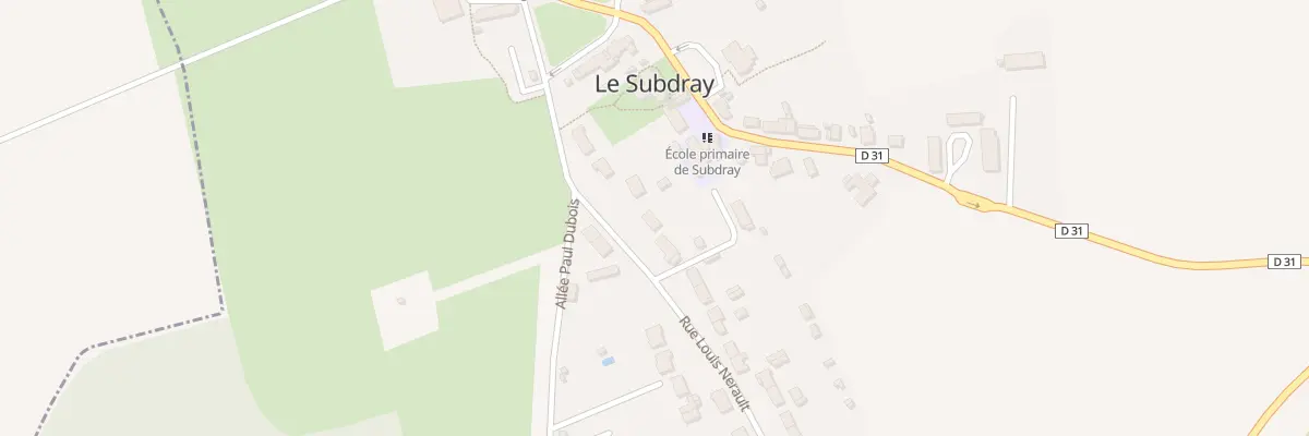 Plan du 7 Rue Louis Nerault au Subdray
