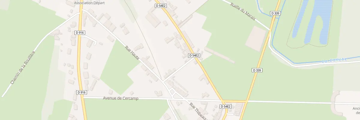 Plan du 50 Rue du Maréchal Joffre à Frévent