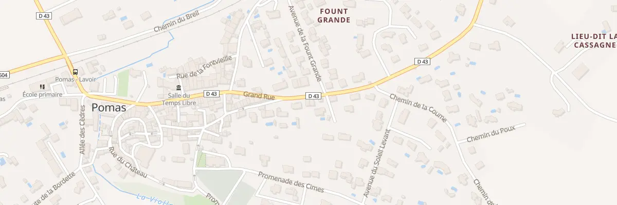 Plan du 246 Gr Grand Rue à Pomas