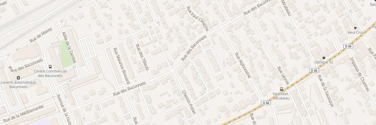Plan du 43 Rue des Baconnets à Antony