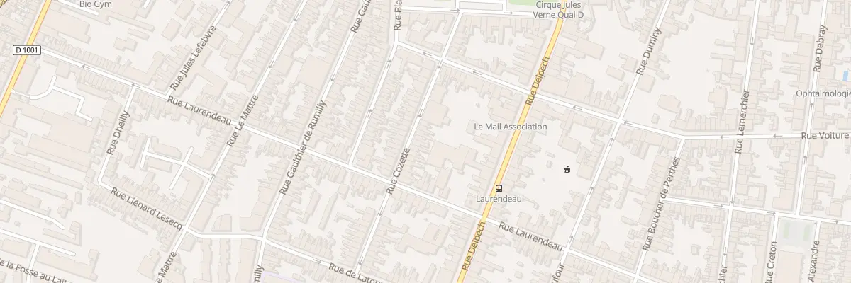 Plan du 19 Rue Cozette à Amiens