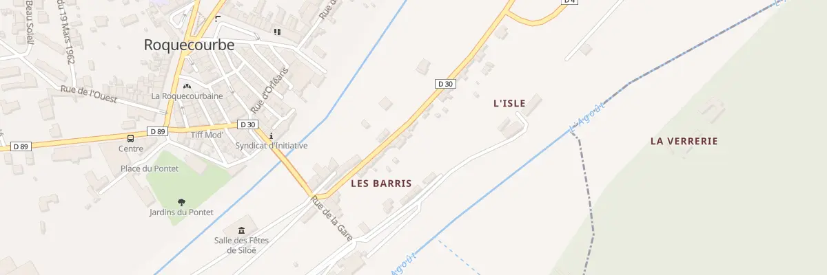 Plan du 18 Rue de Barris à Roquecourbe