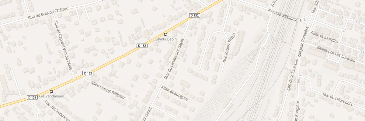 Plan du 13 Rue du Lieutenant Gayot à Brétigny-sur-Orge