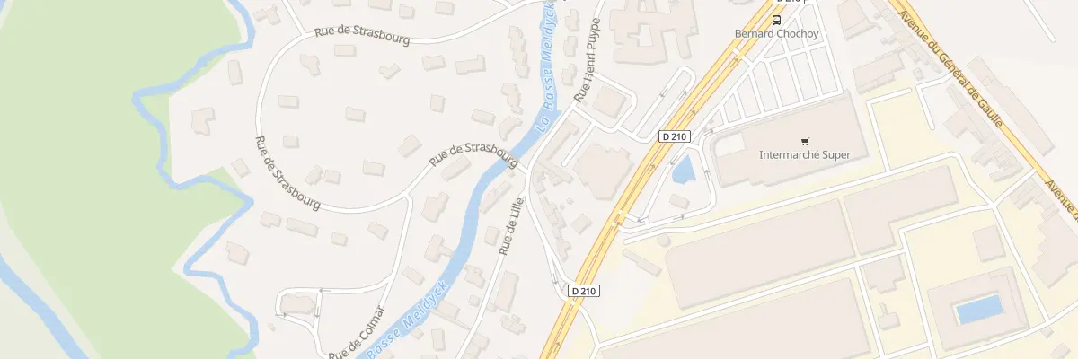 Plan du 7 Rue Henri Puype à Arques