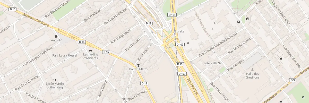 Plan du 9 Rue des Bas à Asnières-sur-Seine