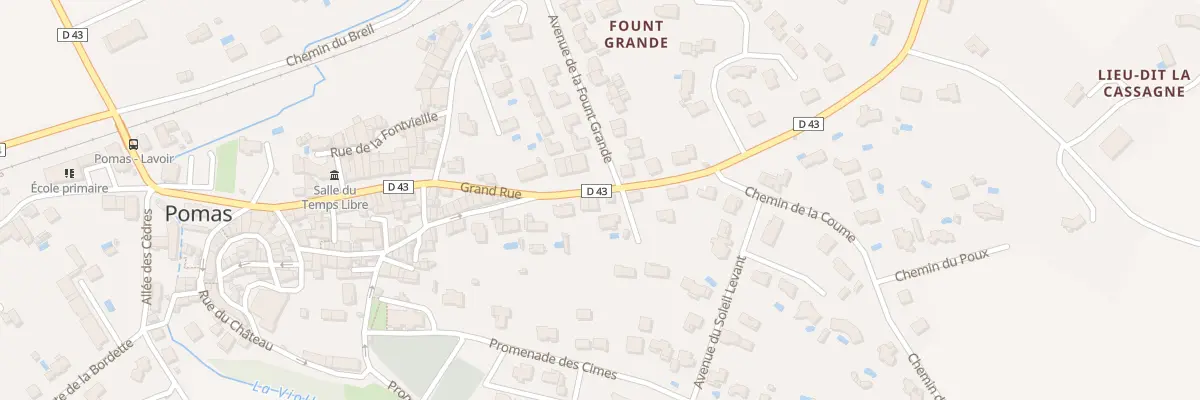 Plan du 5139 Gr Grand Rue à Pomas