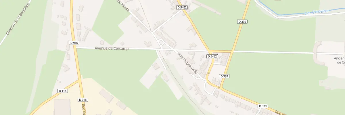 Plan du 20 Rue Haute à Frévent