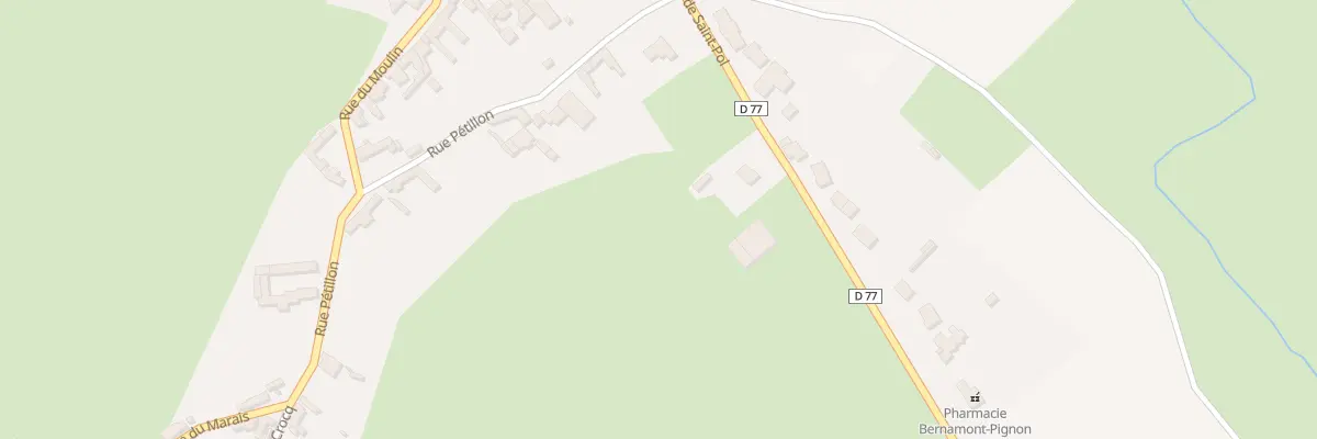 Plan du 8 Rte de Saint Pol à Fléchin