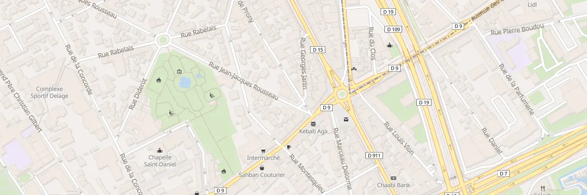 Plan du 1 Rue de Prony à Asnières-sur-Seine