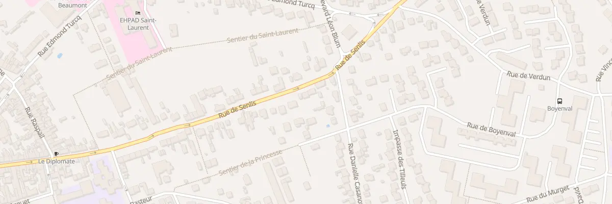 Plan du 88 Rue de Senlis à Beaumont-sur-Oise