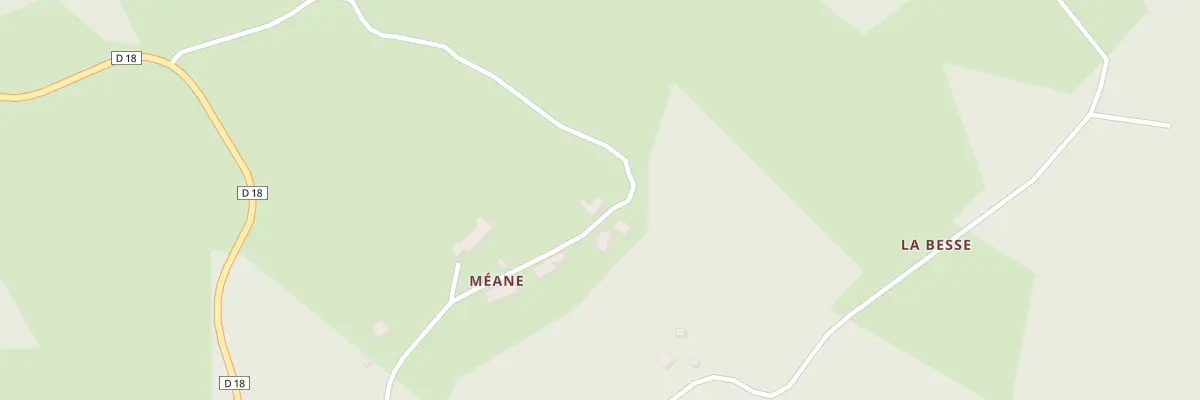 Plan du 5 Meane à Beissat