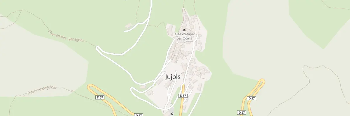 Plan du 5002 Le Village à Jujols
