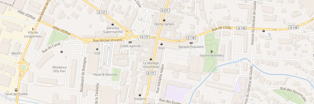 Plan du 27 Rue Adolphe Adam à Longjumeau