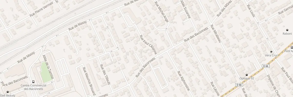 Plan du 3 Rue Paul Cezanne à Antony