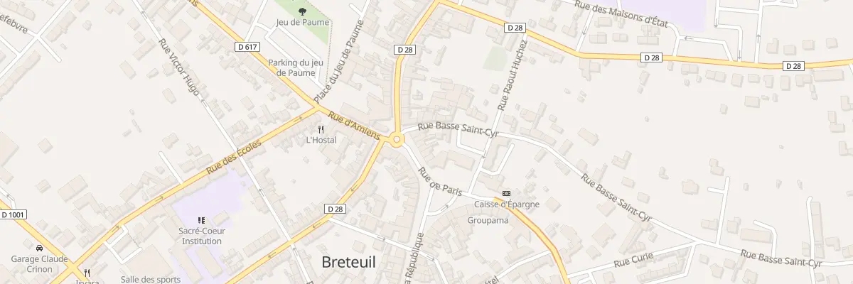 Plan du 10 Rue d’Amiens à Breteuil